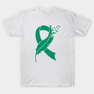 Feather Liver Cancer T-Shirt